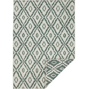 Zeleno-bílý venkovní koberec Bougari Rio, 120 x 170 cm