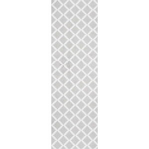 Světle šedý běhoun Zala Living Elegance, 50 x 150 cm