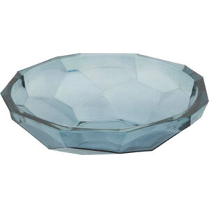 Modrá miska z recyklovaného skla Mauro Ferretti Stone, ø 34 cm