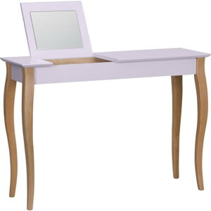 Růžový toaletní stolek se zrcadlem Ragaba Dressing Table, délka 105 cm