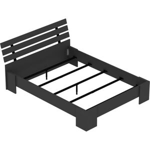 Černá dvoulůžková postel 140x190 cm Kutay – Kalune Design