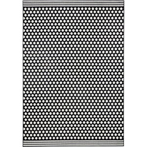 Černobílý koberec Zala Living Spot, 140 x 200 cm
