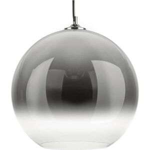 Šedé skleněné závěsné svítidlo Leitmotiv Bubble, ø 40 cm