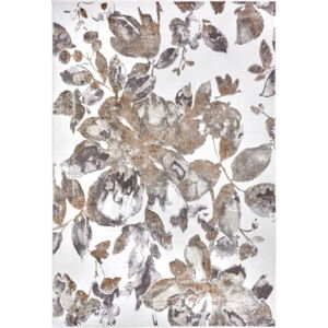 Šedo-hnědý koberec 67x120 cm Shine Floral – Hanse Home