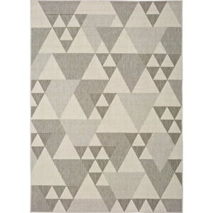 Béžový venkovní koberec Universal Clhoe Triangles, 120 x 170 cm