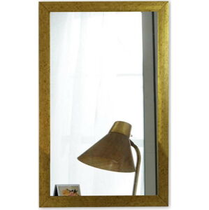Nástěnné zrcadlo s rámem ve zlaté barvě Oyo Concept, 40 x 55 cm