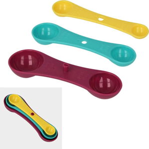 Sada 3 barevných odměrek Metaltex Spoons