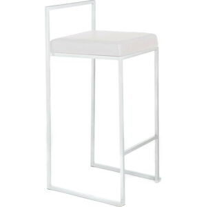 Bílé barové židle v sadě 2 ks 88 cm – Tomasucci