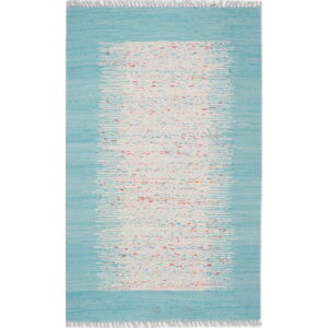 Modrý koberec Eco Rugs Akvile, 80 x 150 cm