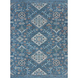 Modrý dvouvrstvý koberec Flair Rugs MATCH Chloe Traditional, 120 x 170 cm