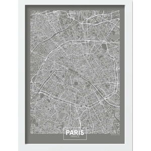 Plakát v rámu 40x55 cm Paris – Wallity