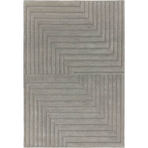 Šedý vlněný koberec 160x230 cm Form – Asiatic Carpets