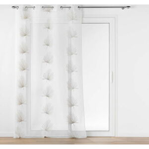 Bílo-béžová voálová záclona 140x280 cm Palmaris – douceur d'intérieur