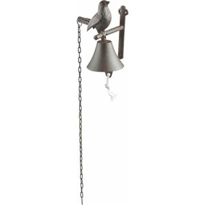 Litinový nástěnný zvonek s motivem ptáčka Esschert Design Cutie Bird
