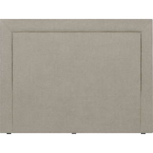 Krémové čelo postele Mazzini Sofas Ancona, 140 x 120 cm