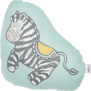 Dětský polštářek s příměsí bavlny Mike & Co. NEW YORK Pillow Toy Zebra, 28 x 29 cm