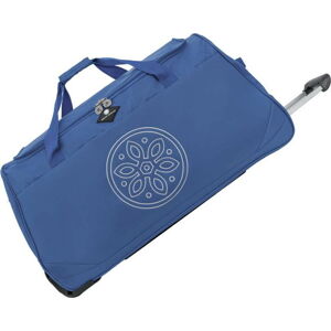 Modrá cestovní taška na kolečkách GERARD PASQUIER Miretto, 91 l