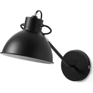 Černá nástěnná lampa Kave Home Odalis