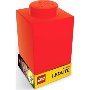 Červené silikonové noční světýlko LEGO® Classic Brick