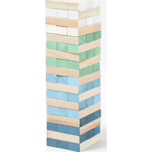 Společenská hra z masivního dřeva paulownia Sunnylife Giga Jenga Tower