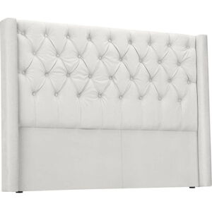 Čelo postele v stříbrné barvě Windsor & Co Sofas Queen, 196 x 120 cm
