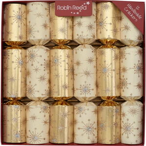 Sada 12 vánočních crackerů Robin Reed Sparkler