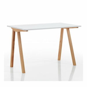 Pracovní stůl s bílou deskou 60x120 cm – Tomasucci