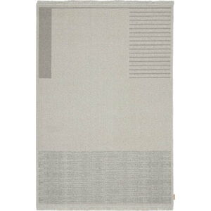 Světle šedý vlněný koberec 200x300 cm Nizer – Agnella