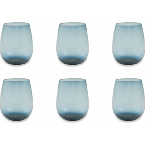 Sada 6 modrých sklenic Villa d'Este Happy Hour