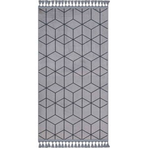 Šedý pratelný koberec 200x100 cm - Vitaus