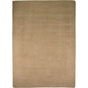 Hnědý vlněný koberec Flair Rugs Siena, 120 x 170 cm