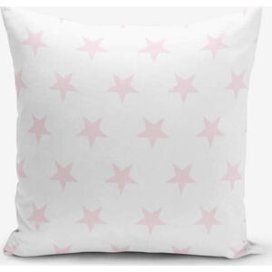 Povlak na polštář s příměsí bavlny Minimalist Cushion Covers Powder Colour Star Modern, 45 x 45 cm