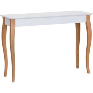 Bílý odkládací stolek Ragaba Console, délka 105 cm