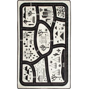 Dětský koberec Black City, 140 x 190 cm