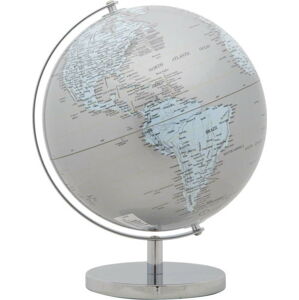 Dekorativní globus Mauro Ferretti Mappamondo Silver, ⌀ 25 cm