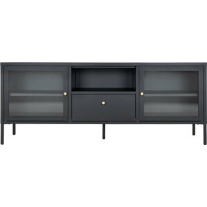 Černý kovový TV stolek 160x60 cm Dalby – House Nordic