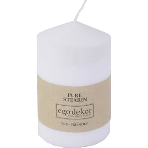 Bílá svíčka Eco candles by Ego dekor Top, doba hoření 25 h