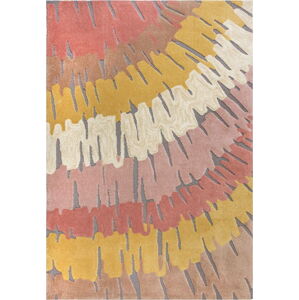 Růžovo-žlutý koberec Flair Rugs Woodgrain, 120 x 170 cm