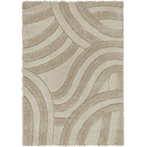 Béžový ručně tkaný koberec z recyklovaných vláken 200x290 cm Velvet – Flair Rugs