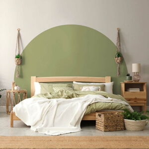 Samolepka na zeď 165x140 cm Olive Green – Ambiance