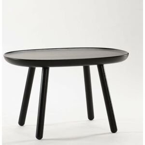 Černý odkládací stolek z masivu EMKO Naïve Medium