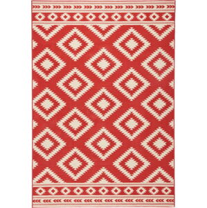 Červený koberec Hanse Home Gloria Ethno, 80 x 150 cm