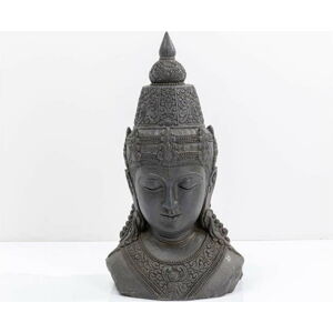 Dekorativní šedá soška Kare Design Asia, výška 72 cm
