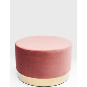 Růžová stolička Kare Design Cherry, ∅ 55 cm