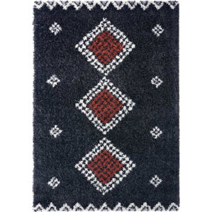 Černý koberec Mint Rugs Cassia, 160 x 230 cm