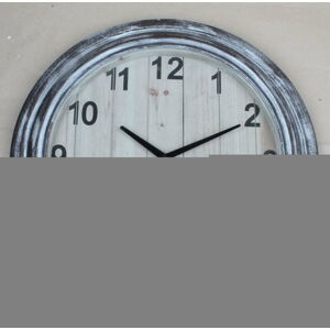 Dřevěné nástěnné hodiny Dakls, ø 55 cm