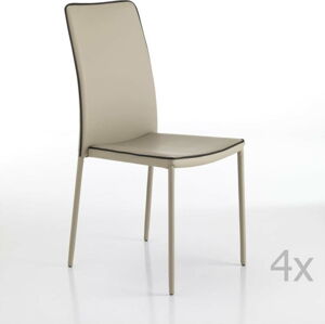 Béžové jídelní židle v sadě 2 ks – Tomasucci