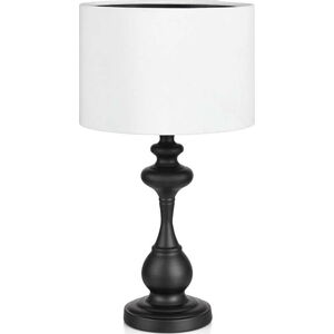 Černo-bílá stolní lampa Markslöjd Connor