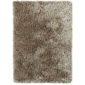 Hnědý ručně tuftovaný koberec Think Rugs Monte Carlo Mink, 60 x 115 cm