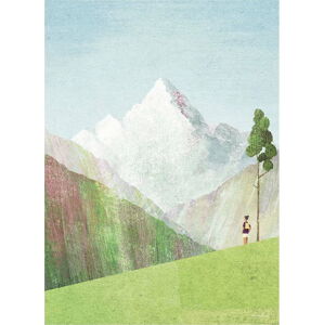 Plakát 30x40 cm Mountains - Travelposter